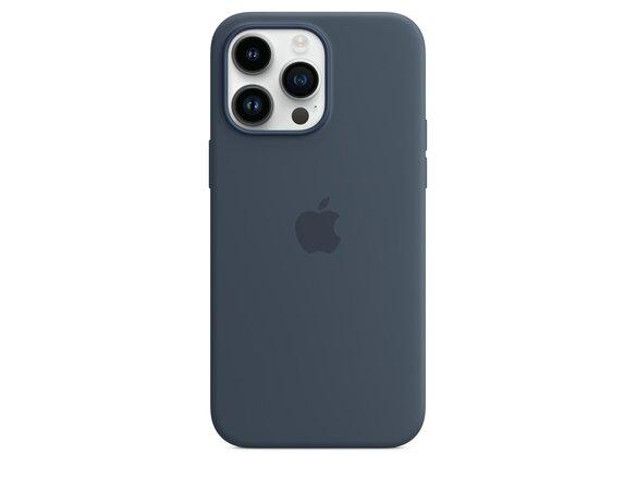 obrazok z galerie MPTQ3ZM/A Apple Silikonový Kryt vč. Magsafe pro iPhone 14 Pro Max Storm Blue (Pošk. Balení)