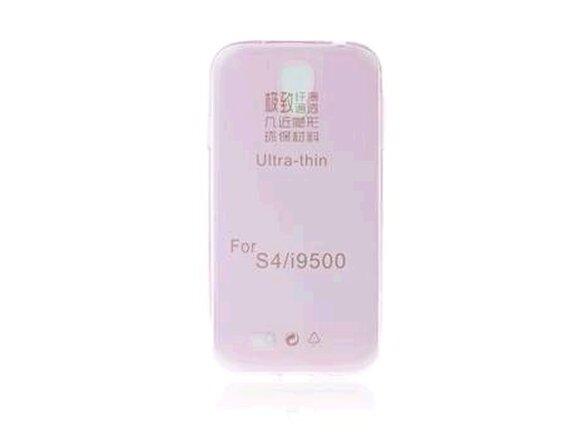 obrazok z galerie Samsung S4 i9500/i9505 GUMENÉ ULTRA tenké (0,3mm) puzdro, ružové