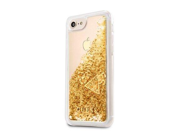obrazok z galerie GUHCI8GLUFLGO Guess Liquid Glitter Hard Case Gold pro iPhone 7/8