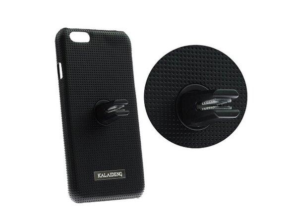 obrazok z galerie Puzdro iPhone 6 Plus/6s Plus Kalaideng Drive + stojan auta, magnet, čierne