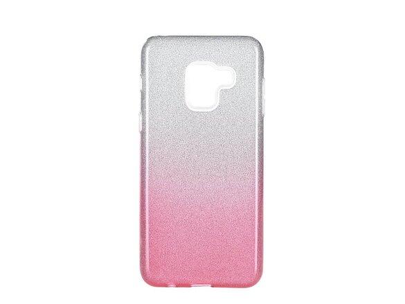 obrazok z galerie Puzdro 3in1 Shimmer TPU Samsung Galaxy A8 A530 2018 - ružovo-strieborné