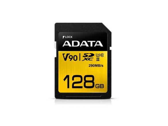 obrazok z galerie 128 GB . SDXC/SDHC Premier ONE UHS-II karta ADATA class 10 Ultra High Speed