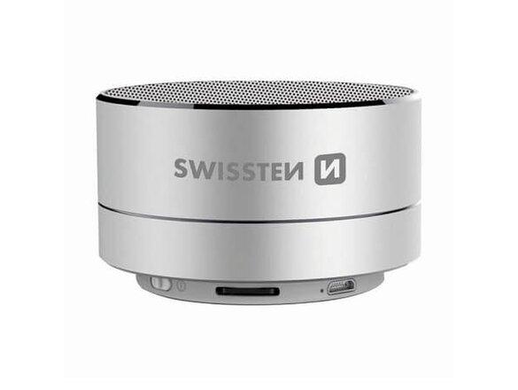 obrazok z galerie Bluetooth Reproduktor Swissten i-Metal - Stieborný