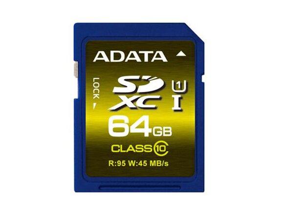obrazok z galerie 64 GB . SDXC/SDHC Premier UHS-I karta ADATA class 10 Ultra High Speed