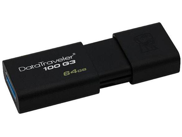 obrazok z galerie 128GB Kingston USB 3.0 DataTraveler 100 G3 (100MB/s čtení)