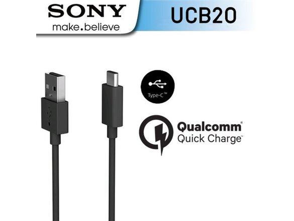 obrazok z galerie UCB-20 Sony Type USB-C Dátový Kábel Quick Charge (Bulk)