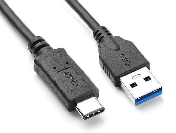 obrazok z galerie CNS USB 3.0 kábel, Super-speed 5Gbps, 9pin, A/male - C/male, 0,5m, čierny