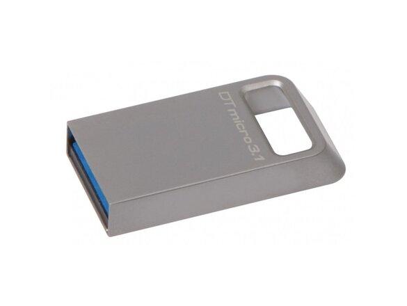 obrazok z galerie 128 GB . USB klúč . Kingston DataTraveler Micro USB 3.1/3.0 ( r100MB/s, w15MB/s ) DTMC3/128GB