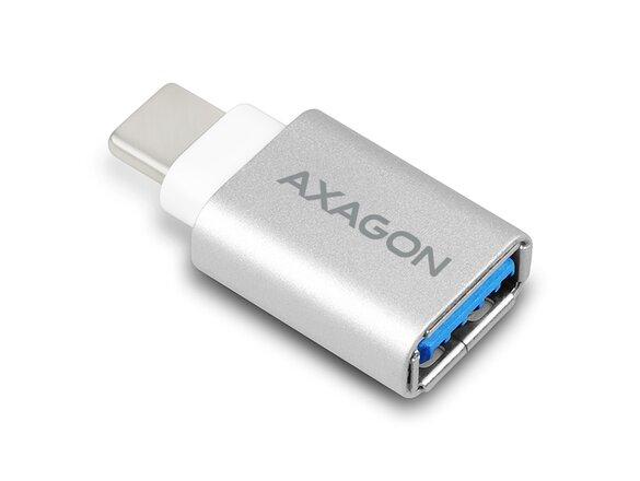 obrazok z galerie AXAGON RUCM-AFA USB 3.0 Type-C male > Type-A female ALU adapter. Redukcia