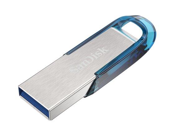 obrazok z galerie SanDisk Ultra Flair 128GB USB 3.0 tropická modrá