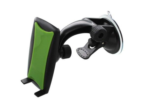obrazok z galerie Univerzálny držiak na telefón do auta s nanogumou, čierno-zelený