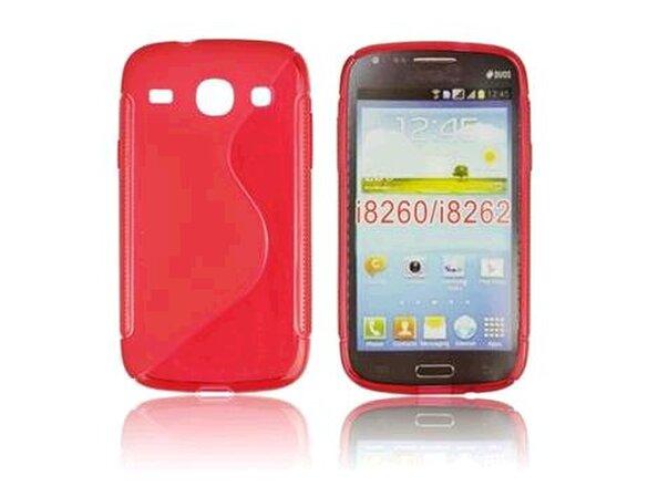 obrazok z galerie Gumené puzdro Samsung i8260/i8262 Galaxy Core červené
