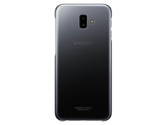 obrazok z galerie EF-AJ610CBE Samsung Gradation Clear Cover Black pro Galaxy J6+ (EU Blister)