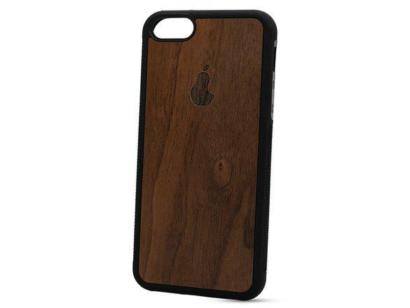 obrazok z galerie Puzdro Authentic Wood iPhone 5/5s/SE Hruška - orech