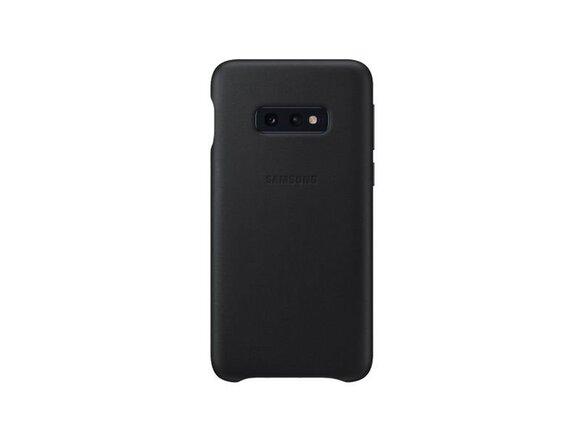 obrazok z galerie EF-VG970LBE Samsung Leather Cover Black pro G970 Galaxy S10e (EU Blister)