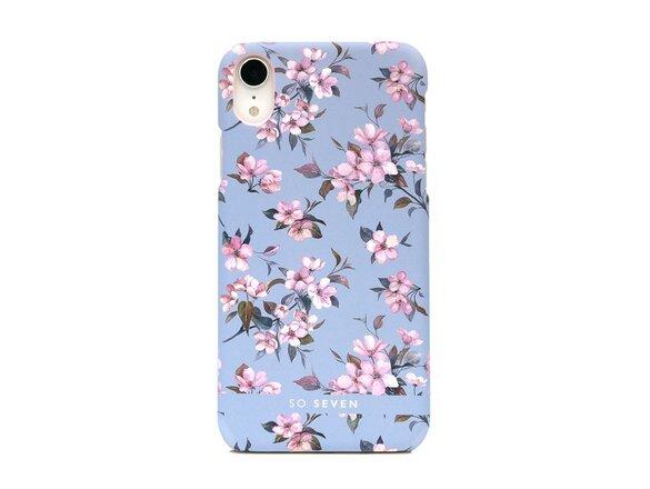 obrazok z galerie SoSeven Fashion Tokyo Blue Cherry Blossom Flowers Cover pro iPhone XR