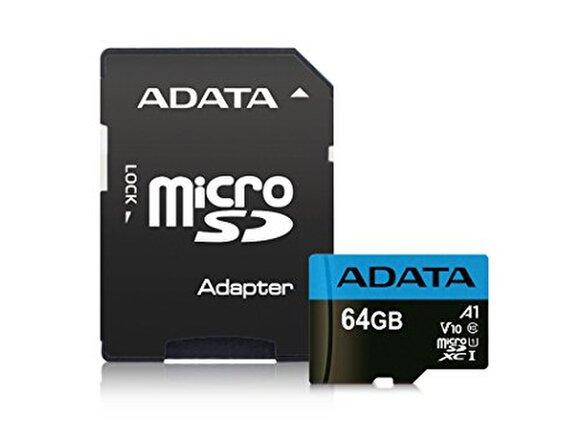 obrazok z galerie ADATA MicroSDXC 64GB UHS-I 100/25MB/s + adapter