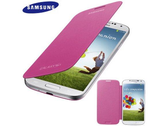 obrazok z galerie Samsung EF-FI950BP  flipové púzdro pre Samsung Galaxy S4 i9500/i9505/i9515VE, ružové
