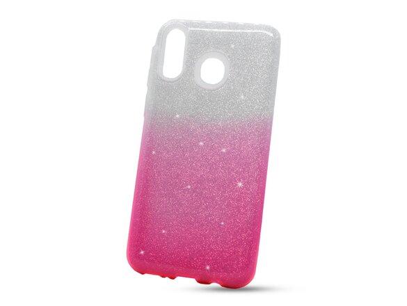 obrazok z galerie Puzdro Shimmer 3in1 TPU Samsung Galaxy M20 M205 - strieborno-ružové