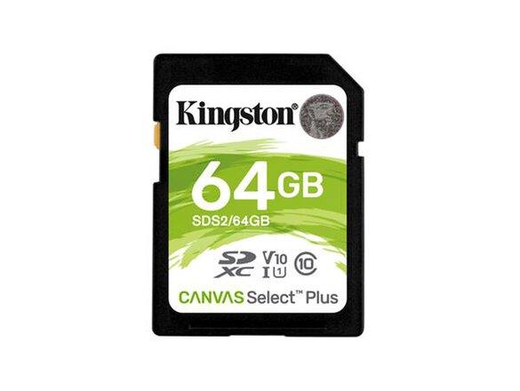 obrazok z galerie 64GB SDXC Kingston Canvas Select Plus U1 V10 CL10 100MB/s