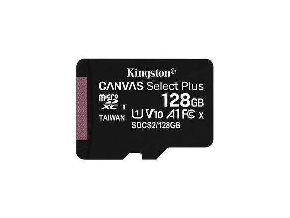 obrazok z galerie 128GB microSDXC Kingston Canvas Select Plus  A1 CL10 100MB/s bez adapteru