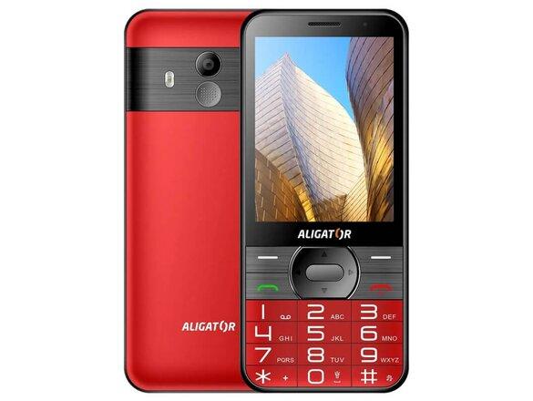 obrazok z galerie Aligator A900 GPS Senior Dual SIM, Červený + stolná nabijačka