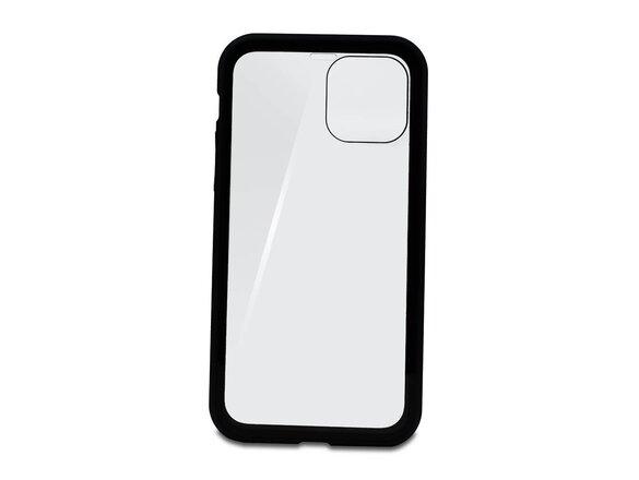 obrazok z galerie Puzdro Magnet Metal Glass 360 iPhone 11 Pro (5.8) celotelové - čierne
