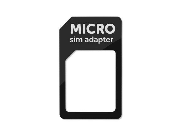 obrazok z galerie Adaptér Micro SIM - SIM Čierny