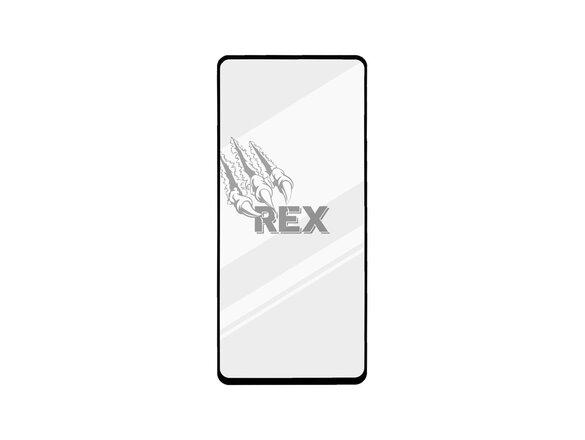 obrazok z galerie Ochranné sklo Sturdo REX Silver Samsung Galaxy A71 A715/Xiaomi Note 9 Pro celotvárové - čierne (full glue)