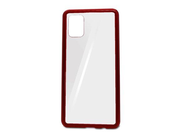obrazok z galerie Puzdro Magnet Metal Glass Samsung Galaxy A51 A515  - červené