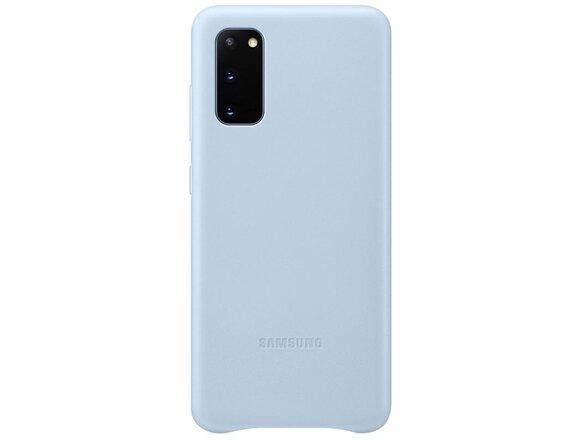 obrazok z galerie EF-VG980LLE Samsung Kožený Kryt pro Galaxy S20 G980 Blue (EU Blister)