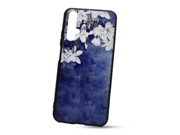 obrazok z galerie Puzdro Flowers 3D TPU Honor 20/Huawei Nova 5T - modré
