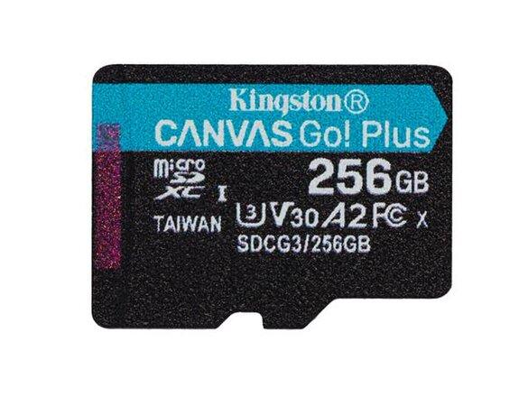 obrazok z galerie MicroSDXC karta KINGSTON 256GB Canvas Go Plus (bez adaptéra)