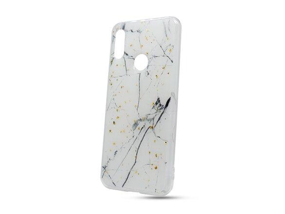 obrazok z galerie Puzdro Forcell Marble TPU iPhone X/Xs - biele