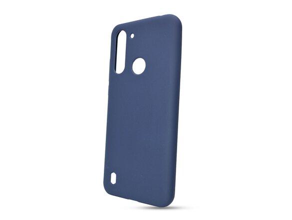 obrazok z galerie Puzdro Solid Silicone TPU Motorola G8 Power Lite - tmavo modré