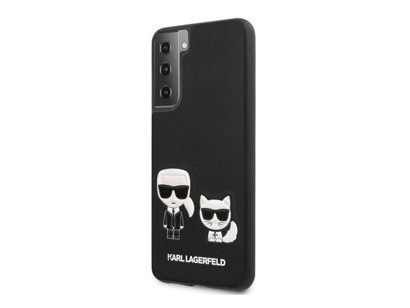 obrazok z galerie KLHCS21MPCUSKCBK Karl Lagerfeld PU Karl &Choupette Kryt pro Samsung Galaxy S21+ Black