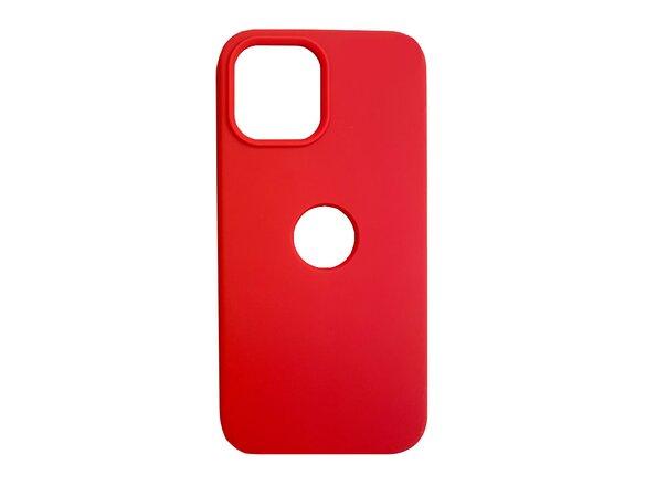obrazok z galerie Puzdro Liquid TPU iPhone 12 Pro Max (6.7) - červené (výrez na logo)