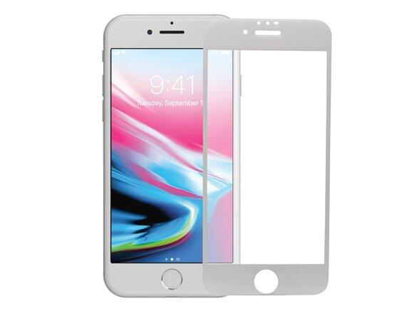 obrazok z galerie Ochranné sklo 5D Glass iPhone 7/8 celotvárové - biele (full glue)