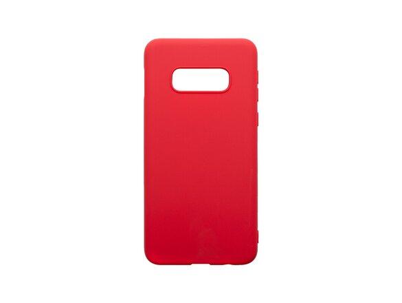 obrazok z galerie Samsung Galaxy S10e červené gumené puzdro, matné