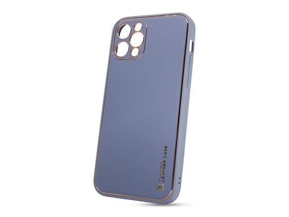 obrazok z galerie Puzdro Leather TPU iPhone 12 Pro (6.1) - modré