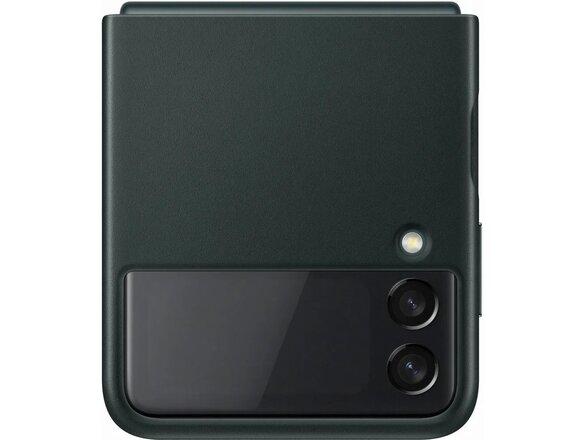 obrazok z galerie EF-VF711LGE Samsung Kožený Kryt pre Galaxy Z Flip3/Flip4 Green