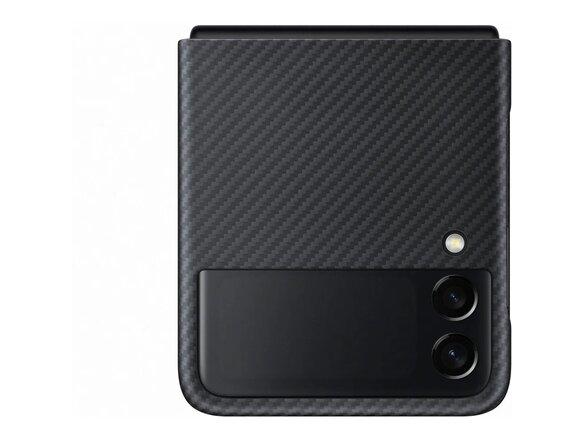 obrazok z galerie EF-XF711SBE Samsung Aramidový Kryt pre Galaxy Z Flip 3/Flip 4 - čierna