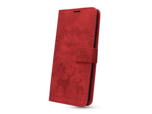 obrazok z galerie Puzdro Mezzo Book Xiaomi Redmi Note 10/10S vzor merry christmas - červené