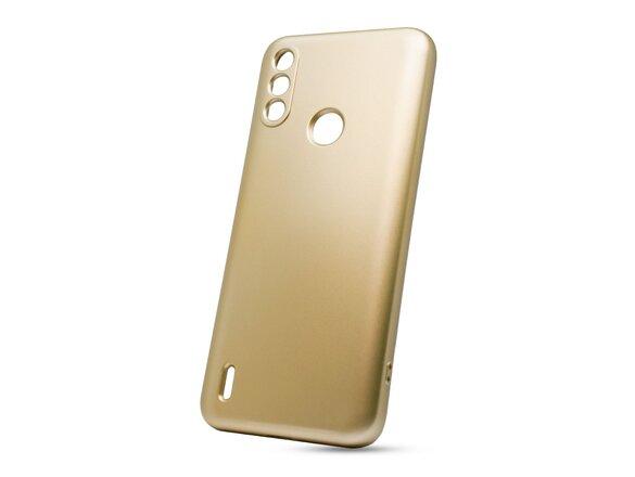 obrazok z galerie Puzdro Metallic TPU Motorola Moto E7 Power - Zlaté