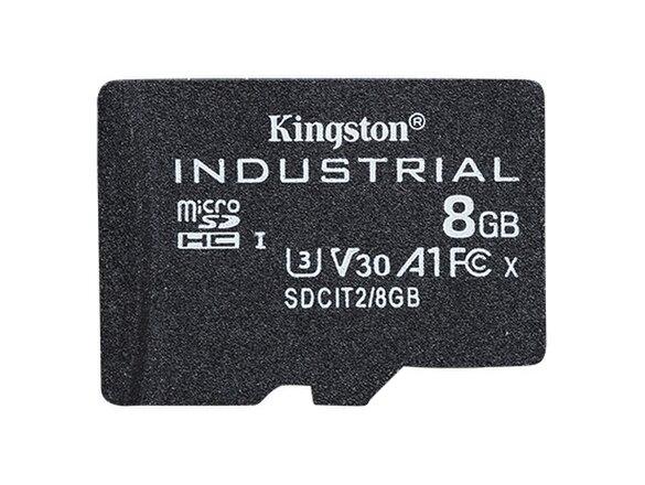 obrazok z galerie 8GB microSDHC Kingston Industrial C10 A1 pSLC bez adaptéru