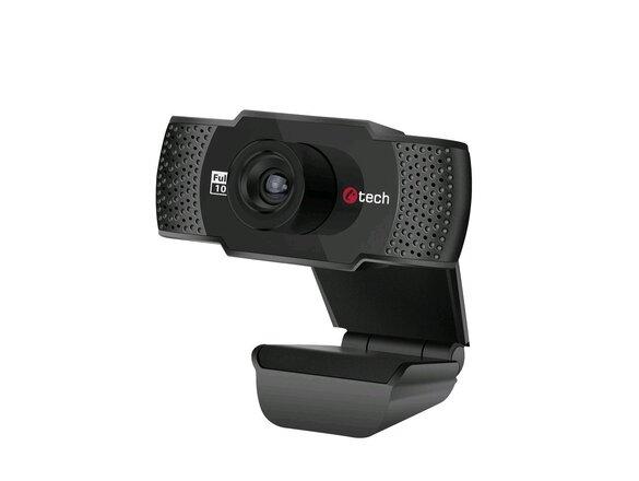 obrazok z galerie Webkamera C-TECH CAM-11FHD, 1080P, mikrofon, černá