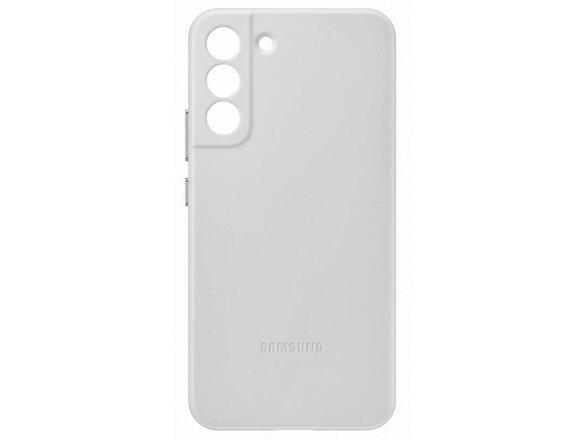obrazok z galerie EF-VS906LJE Samsung Kožený Kryt pro Galaxy S22+ Light Gray