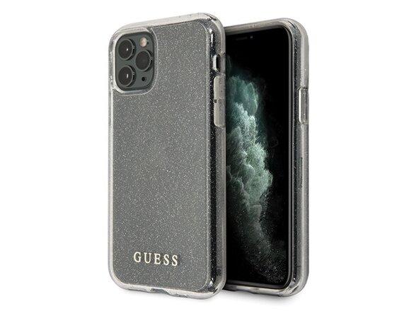 obrazok z galerie Guess case for iPhone 11 Pro Max GUHCN65PCGLSI silver hard case Glitter