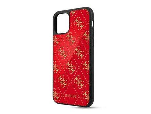 obrazok z galerie Guess case for iPhone 11 Pro Max GUHCN654GGPRE red hard case 4G Double Layer Glitter