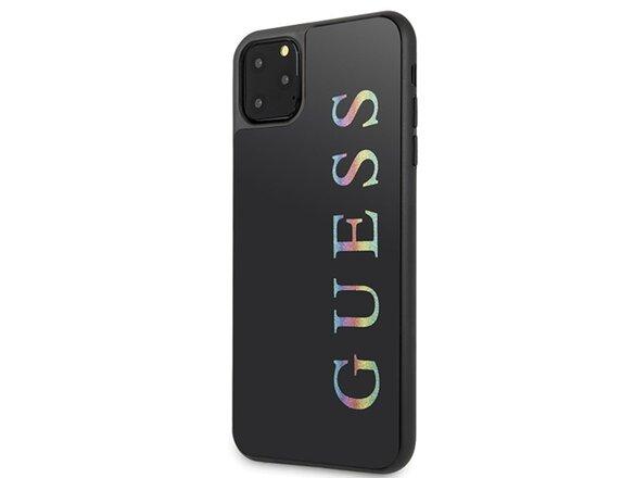 obrazok z galerie Guess case for iPhone 11 Pro Max GUHCN65LGMLBK black hard case Glitter Logo